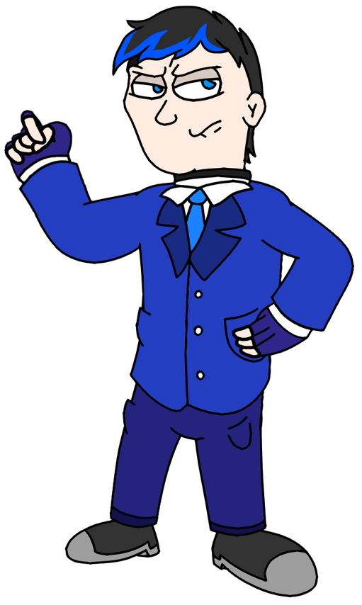 Sir Colin in human form without TV head